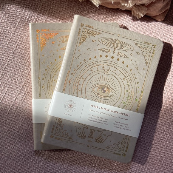 •MAGIC OF I• vegan leather blank journal - Picture 4 of 4